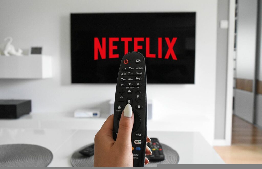 control remoto y netflix